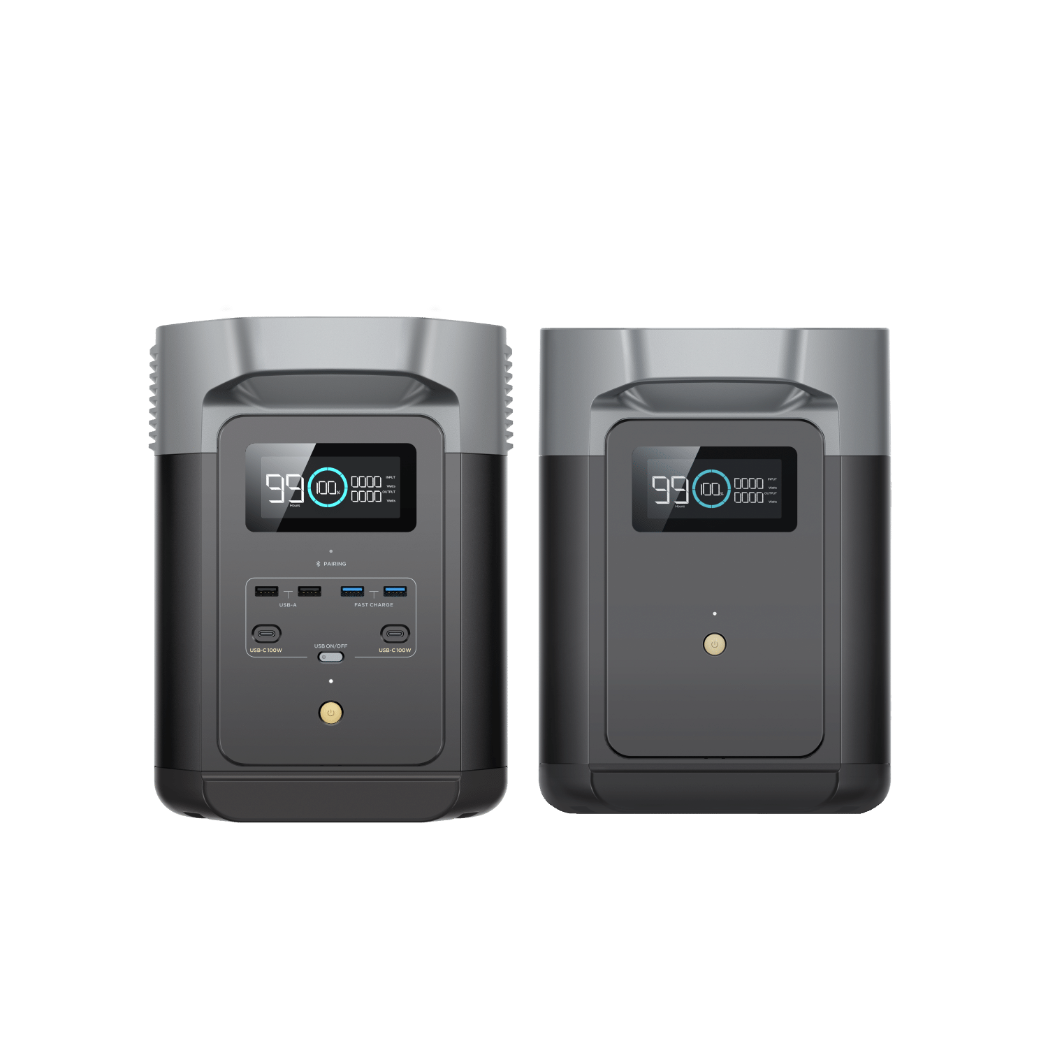 EcoFlow DELTA 2 Portable Power Station with Smart Extra Battery | 2016Wh Solar Generator for Camping, RV, Home Backup & Outdoor Adventures