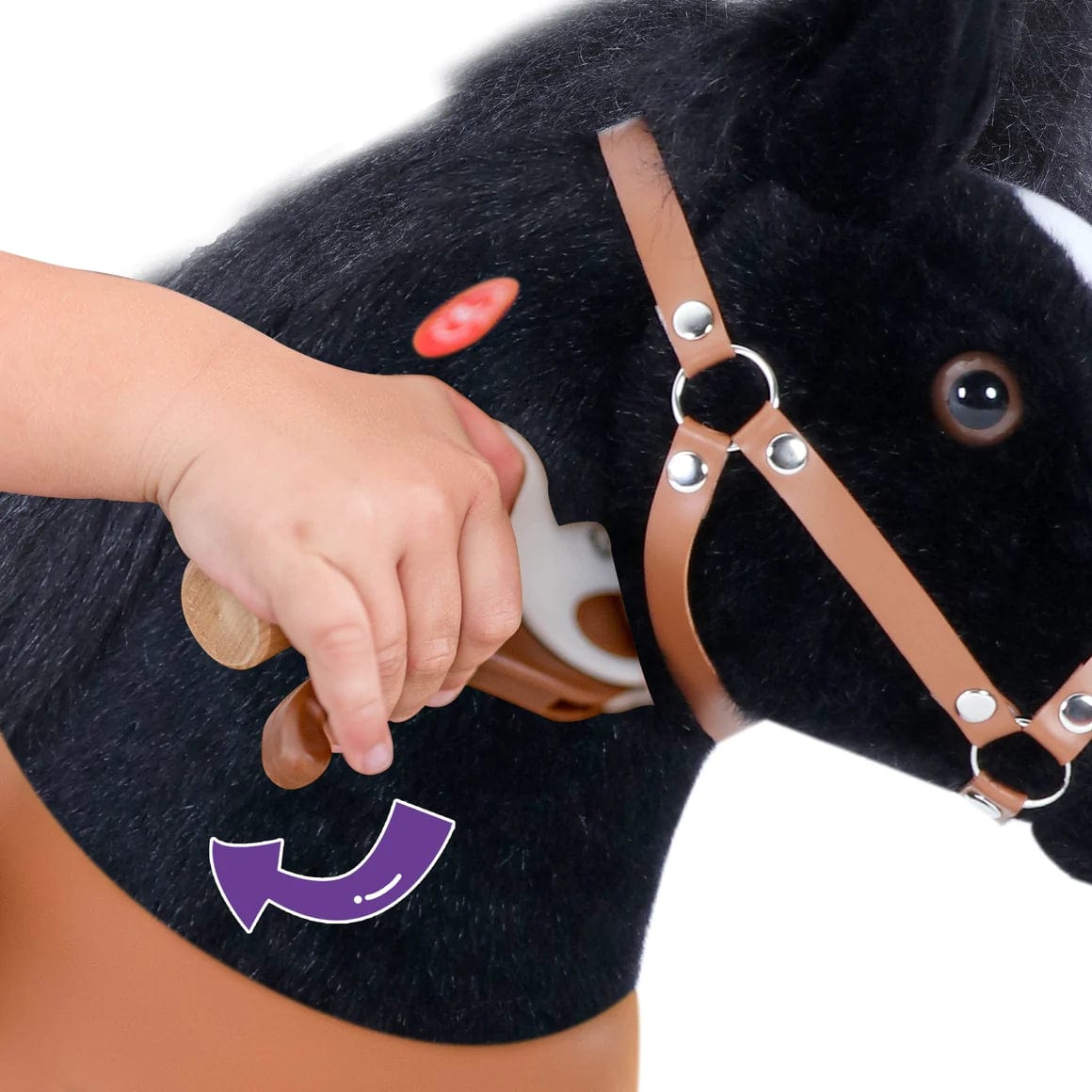 Ponycycle Ride On Toy for Kids Ages 3-5 | Interactive Rocking Horse with Wheels | Perfect for Indoor & Outdoor Play, Birthday Gifts, and Preschool Learning Activities