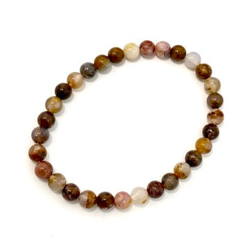 Natural Pietersite Stone Beaded Bracelet for Women - Healing Crystal Jewelry for Energy Balance & Stress Relief - Perfect for Meditation, Yoga & Spiritual Gifts