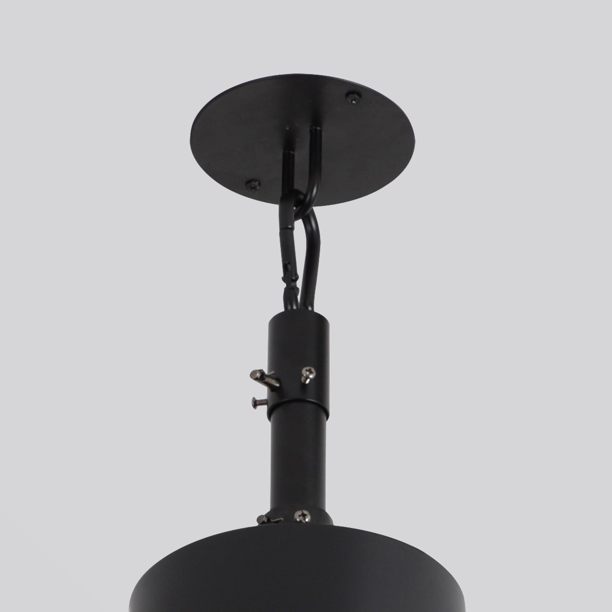 42 Inch IP65 Rated Outdoor Ceiling Fan with LED Light - Modern Black Design, Dniester DC Motor, Hanging Buckle & Downrod - Perfect for Patio, Deck, Pergola and Outdoor Living Spaces