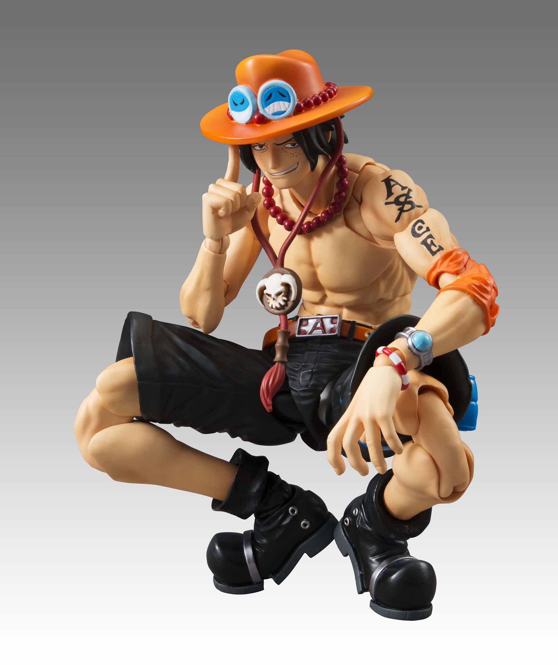 Megahouse One Piece Portgas D. Ace Variable Action Heroes Collectible Action Figure - Anime Display & Gift for Fans