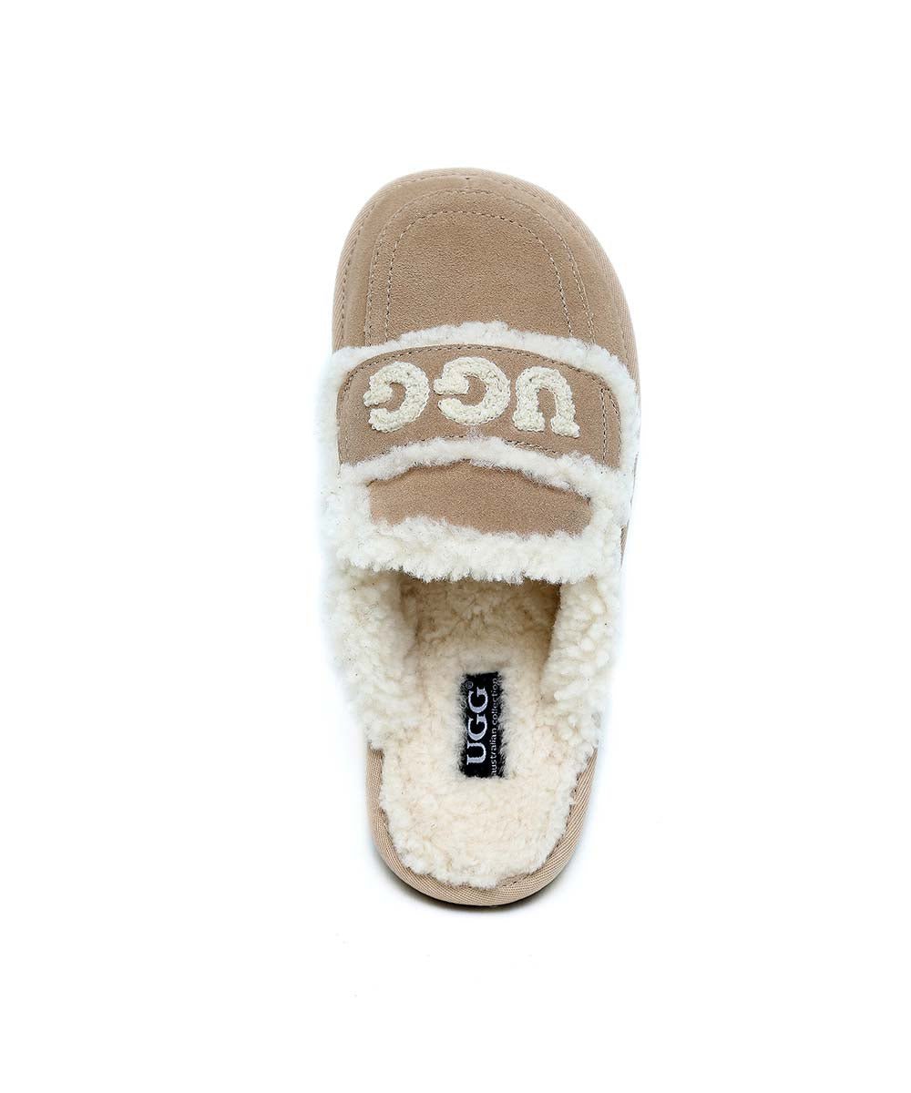 Women's UGG Violet Cozy Indoor/Outdoor Slippers - Soft Fleece Lined House Shoes for Winter Comfort - Perfect for Home, Lounge & Quick Errands
