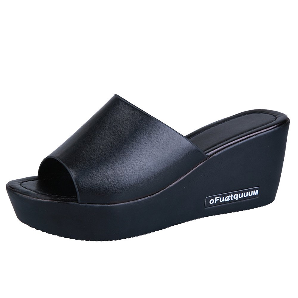 Women's Casual Fish Mouth Platform High Heel Sandals - Comfortable Wedge Heel Summer Slippers for Beach, Party & Daily Wear