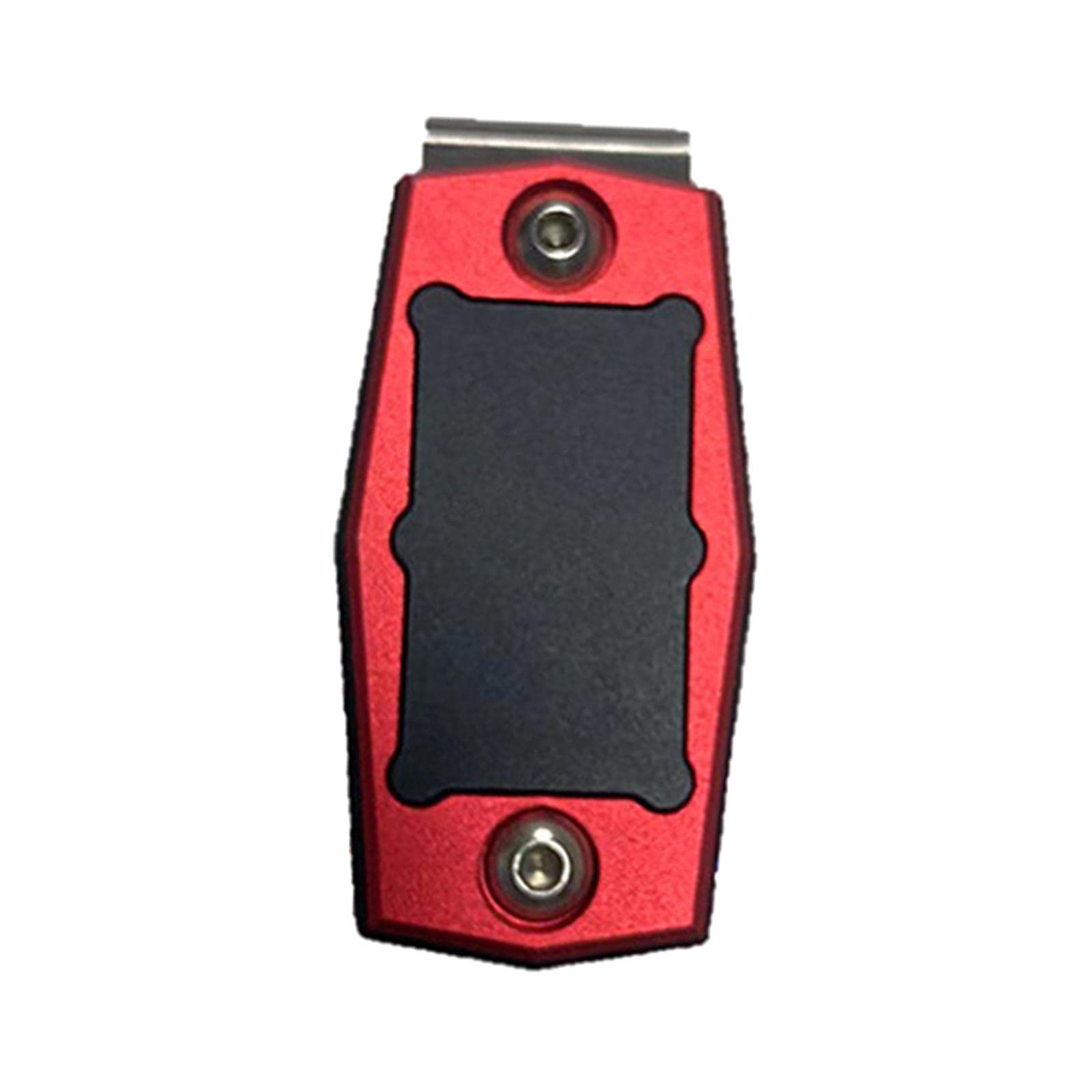 Rockible Magnetic Chalk Belt Clip - Billiard Chalk Holder Case for Pool Players (Red & Black) - Perfect for Snooker, 8-Ball & 9-Ball Games
