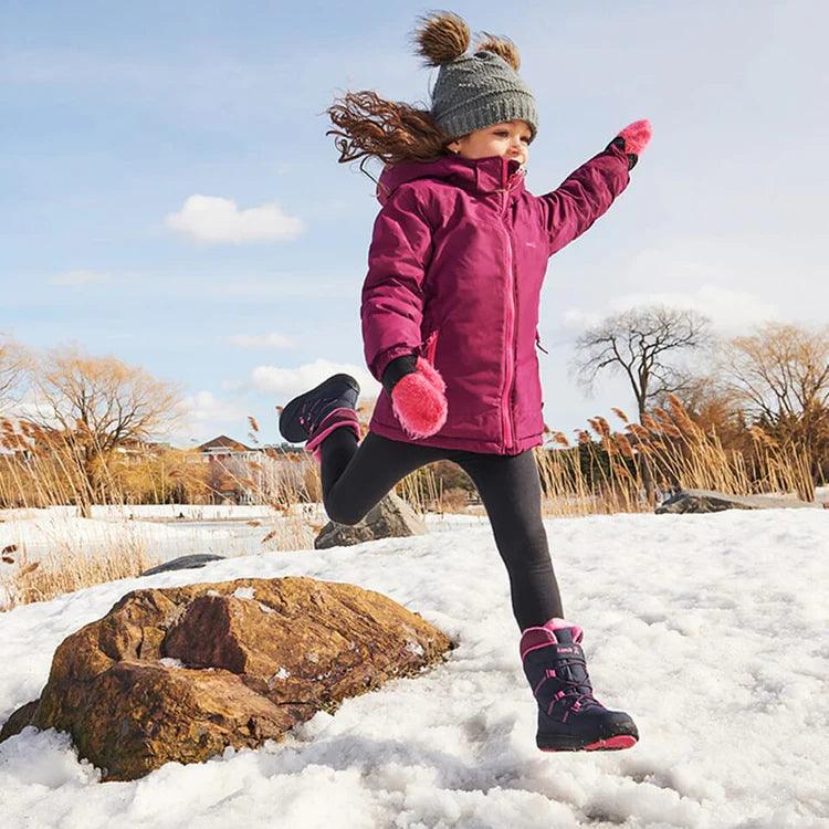 Kamik Stance 2 Waterproof Winter Boots for Toddlers - Warm Snow Boots for Boys & Girls - Non-Slip Sole for Outdoor Play, Snowy Days & Winter Adventures