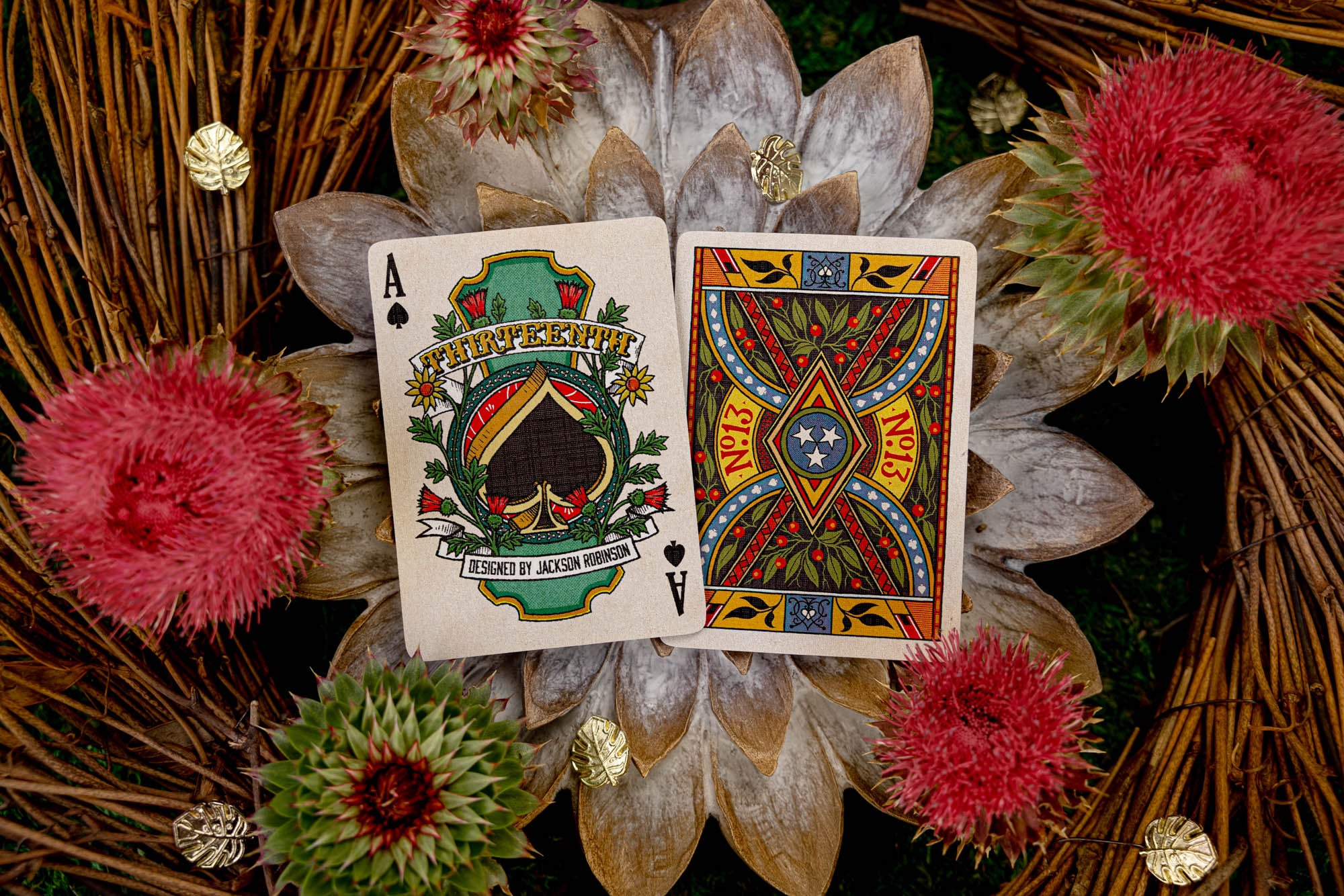 Premium 13th Deck Luxury Playing Cards - Elegant Casino Style for Poker, Blackjack, Magic Tricks & Collectibles