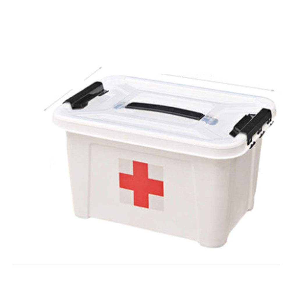 Zhangmeiren Large First Aid Kit Box - Multilayer Household Plastic Storage for Medical Supplies & Medicine Organization (Size D) - Perfect for Home, Office, Travel & Emergency Preparedness