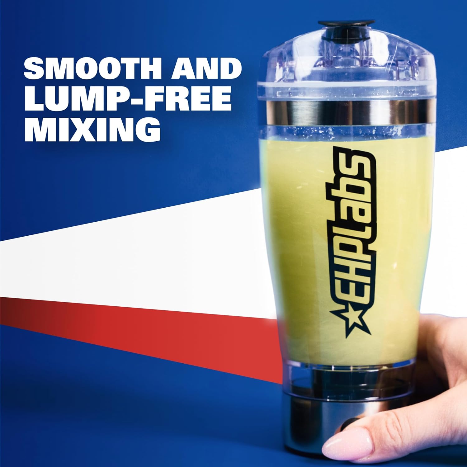 EHP 450ml Electric Protein Shaker Bottle - Portable Mixer for Protein Powder, Pre-Workout & Smoothies - Perfect for Gym, Fitness & Travel