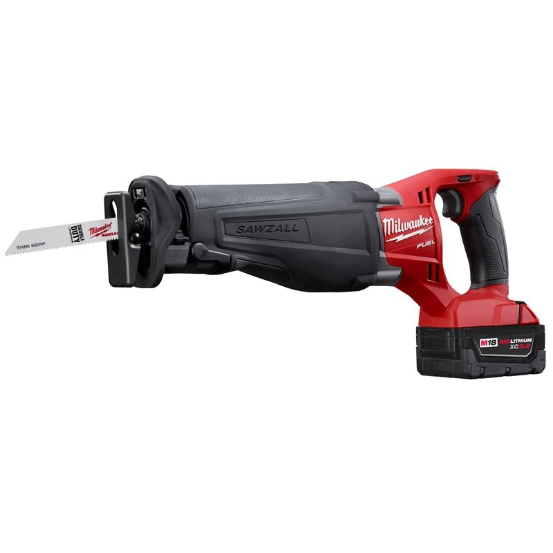 M18 FUEL 18V Brushless Cordless Reciprocating Saw Kit (2720-22) - Powerful Lithium-Ion Battery for Wood Cutting, Demolition & Construction Projects