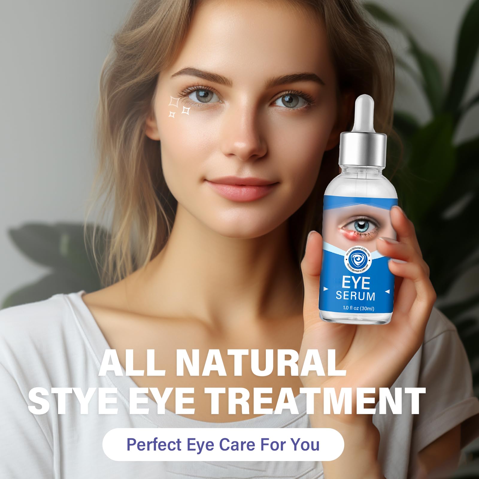 Effective Eye Serum for Chalazion & Blepharitis Treatment - Gentle Lash & Eye Cleanser (30mL) - Soothes Irritation & Promotes Healing for Daily Eye Care Routine
