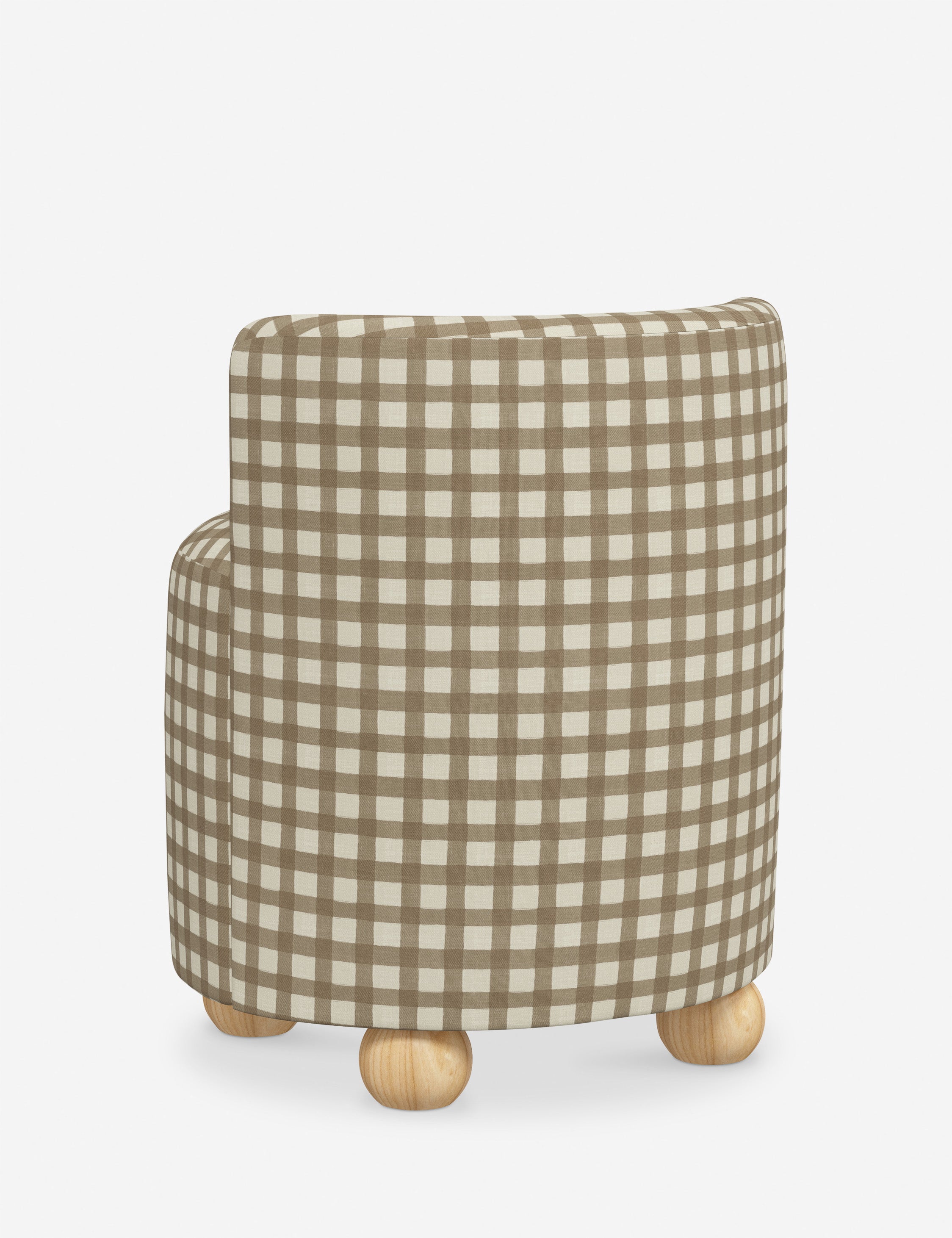 Fernsby Modern Accent Chair - Mid Century Style Upholstered Lounge Chair for Living Room, Bedroom & Office - Comfortable Fabric Armchair with Wooden Legs - Perfect for Reading, Relaxing & Decorating