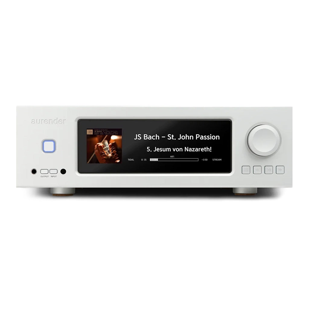 Aurender AP20 High-End All-in-One Audio System - Streamer, DAC & Integrated Amplifier for Home Theater & Audiophile Listening