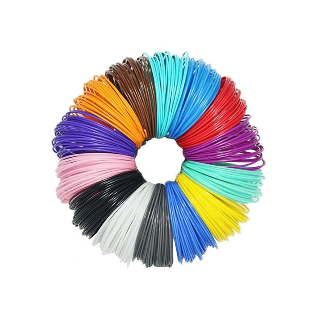Premium 1.75mm PLA 3D Printer Filament Refill (10 Meters) - Compatible with All 1.75mm 3D Printers & 3D Pens - High-Quality 3D Printing Material for Kids, Artists & DIY Projects - Perfect for Home, School & Creative Workspaces