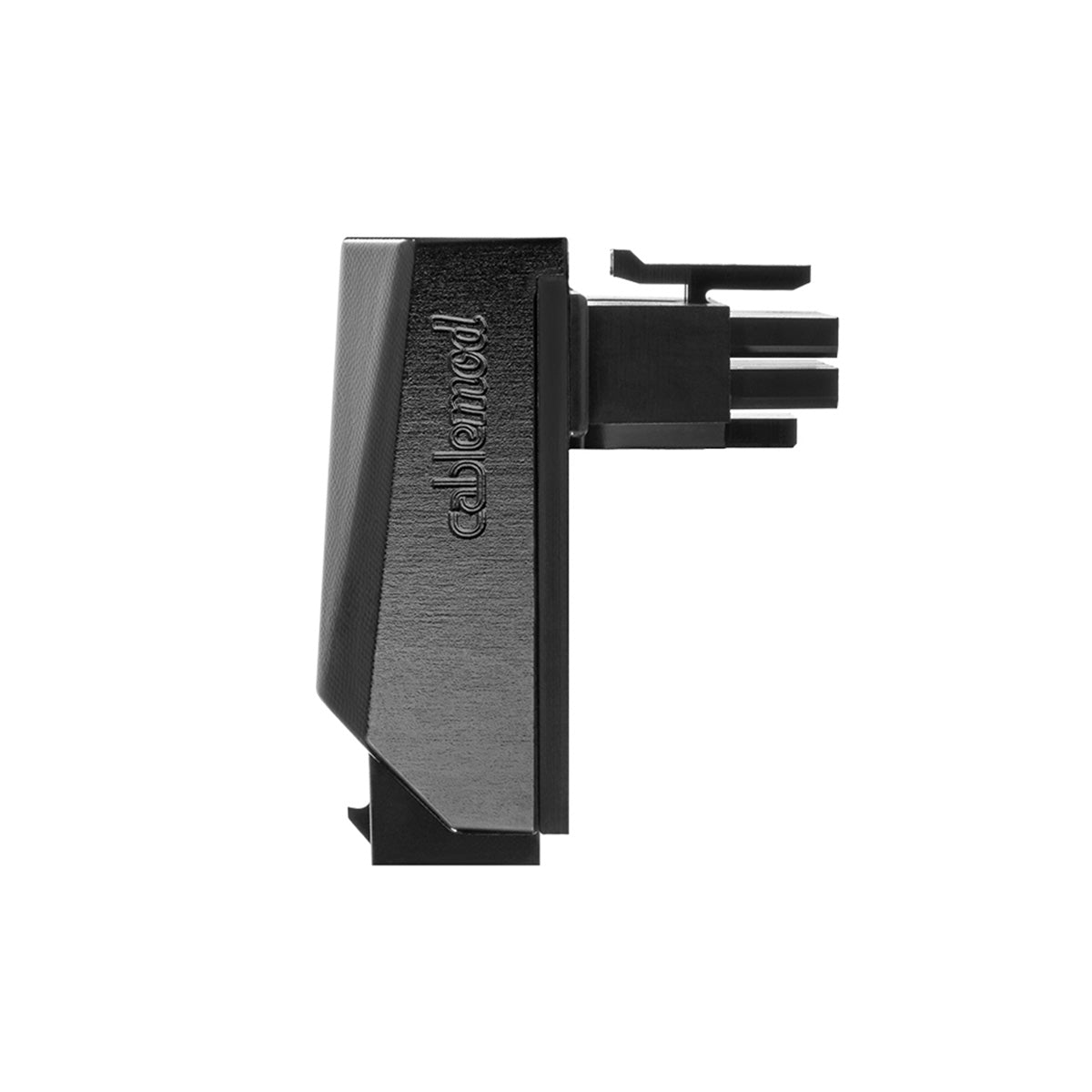 CableMod 12VHPWR 90 Degree Angled Adapter v1.1 - Variant A (Black) - High Performance GPU Power Connector for PC Gaming & Workstations