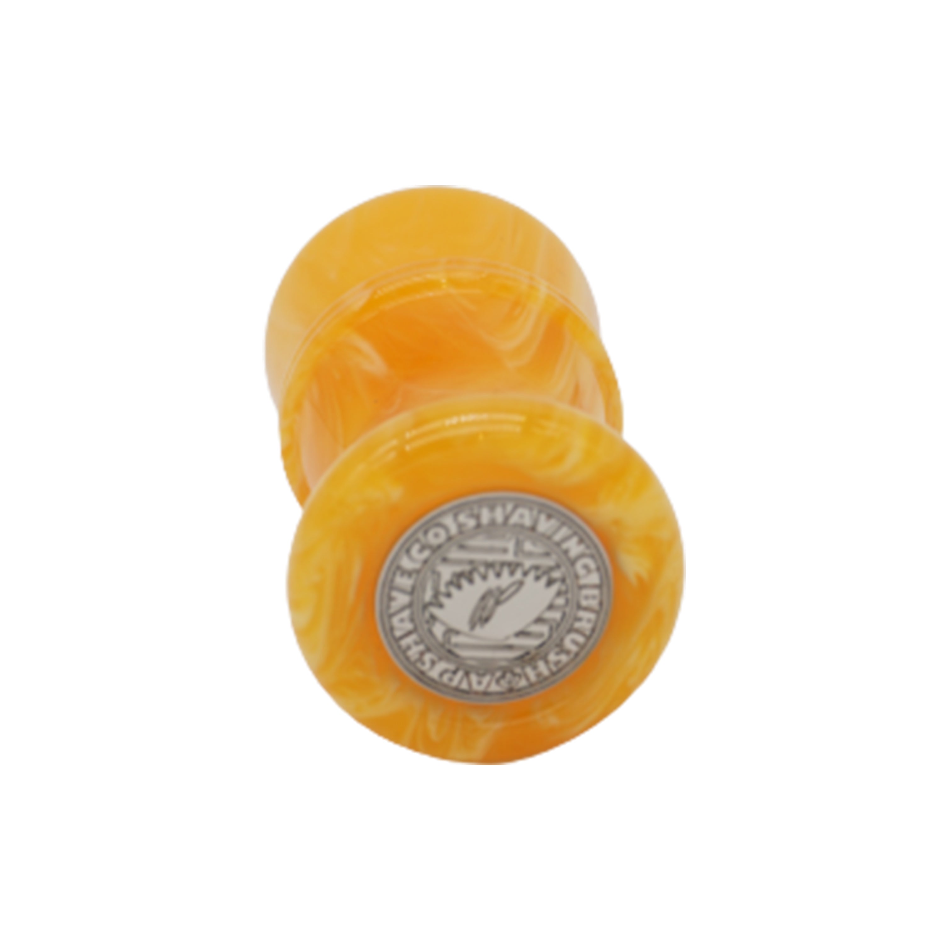 Premium Amber Handcrafted Shaving Brush Handle for 24mm & 26mm Knots - Luxury Wet Shaving Accessory for Men's Grooming & Beard Care Routine