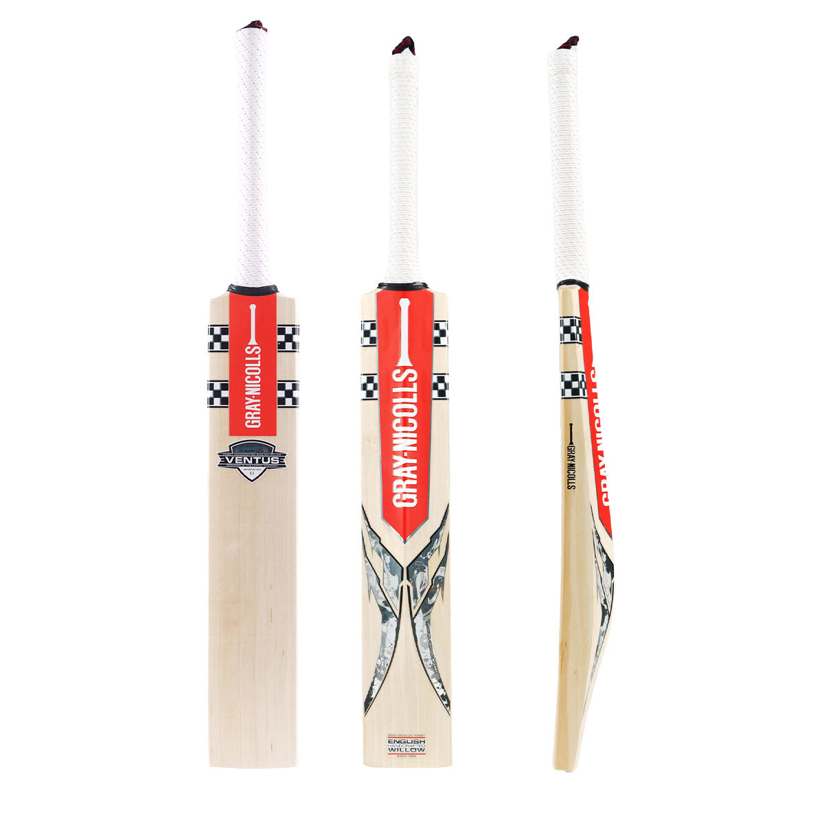 Gray Nicolls Ventus Gen 1.1 5 Star Lite Cricket Bat - Premium Lightweight English Willow Bat for Professional & Club Players - Perfect for T20, ODI & Test Matches