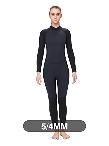 5/4mm black women fullsuit