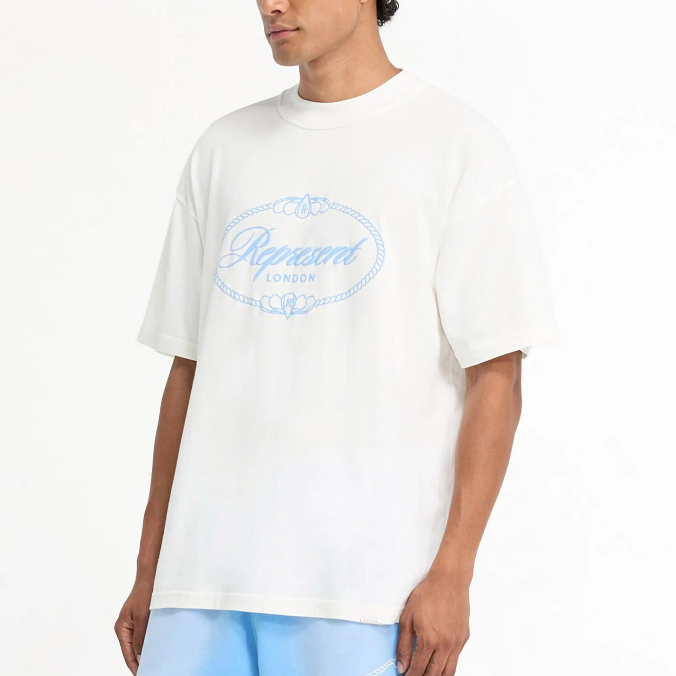 Represent x Harrods Logo Graphic T-Shirt - Men's Casual Cotton Tee for Streetwear & Everyday Wear