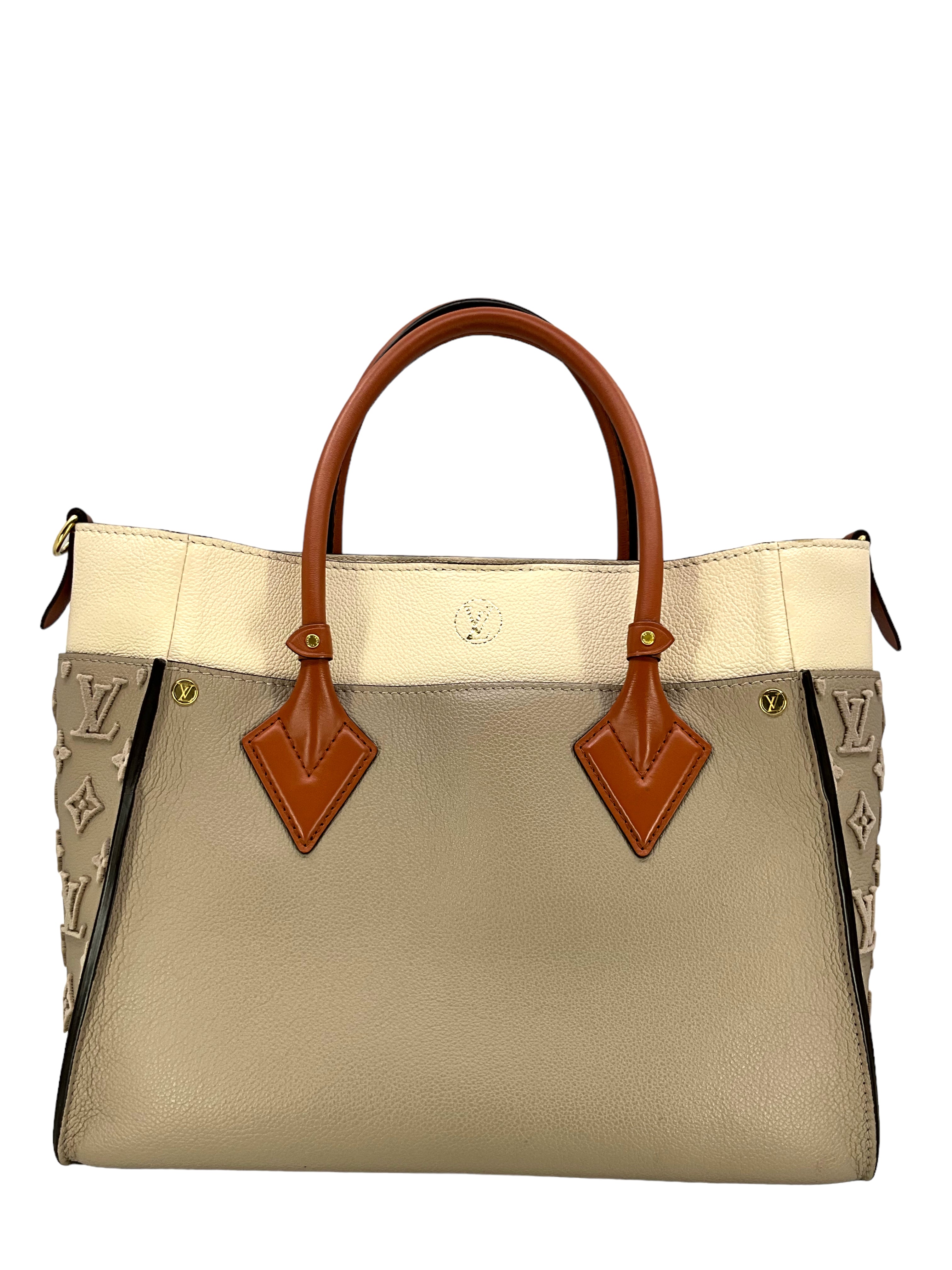 Authentic Louis Vuitton Monogram On My Side Bag - Genuine Calfskin Leather Crossbody Purse for Women | Perfect for Work, Travel & Evening Events