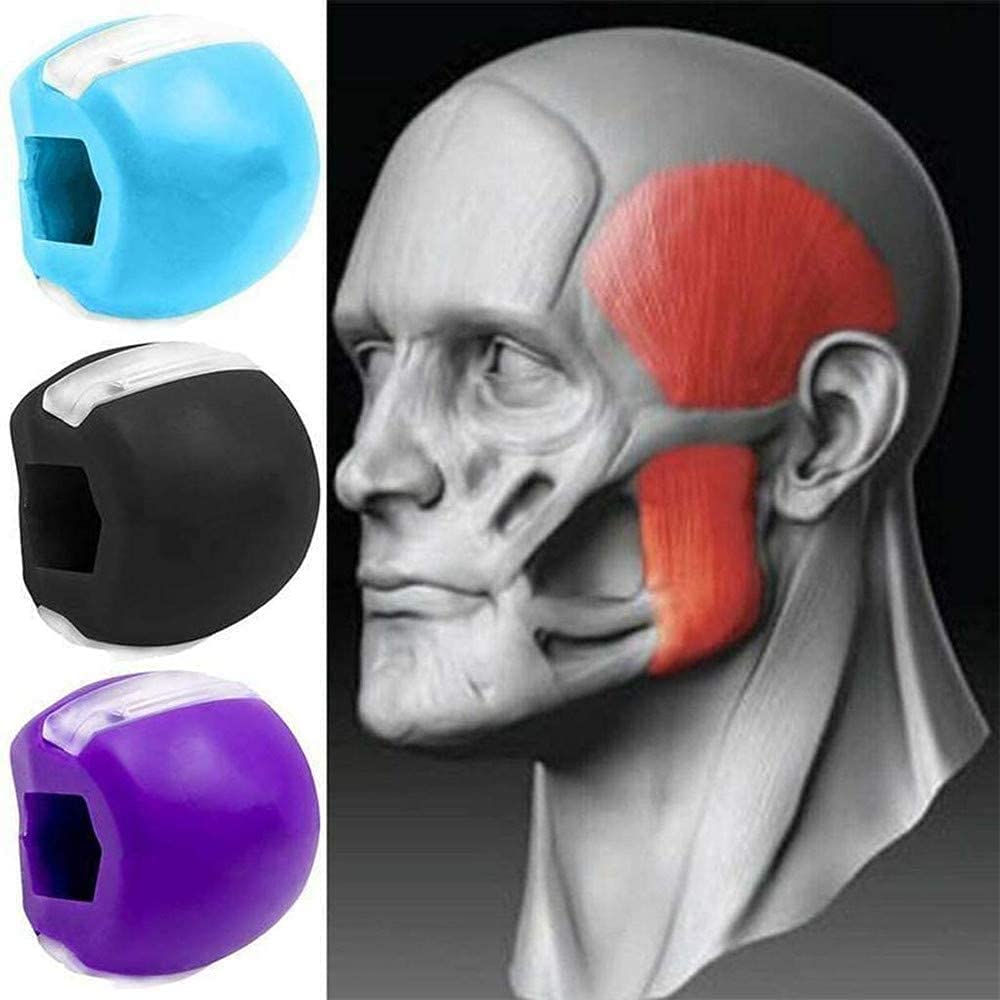 Yagviz Jawline Exerciser with Bite Strips - Face & Neck Trainer for Defined Jawline, Slimmer Face & Youthful Look - Reduce Stress & Cravings - Perfect for Home Workouts, Office Breaks & Travel Fitness