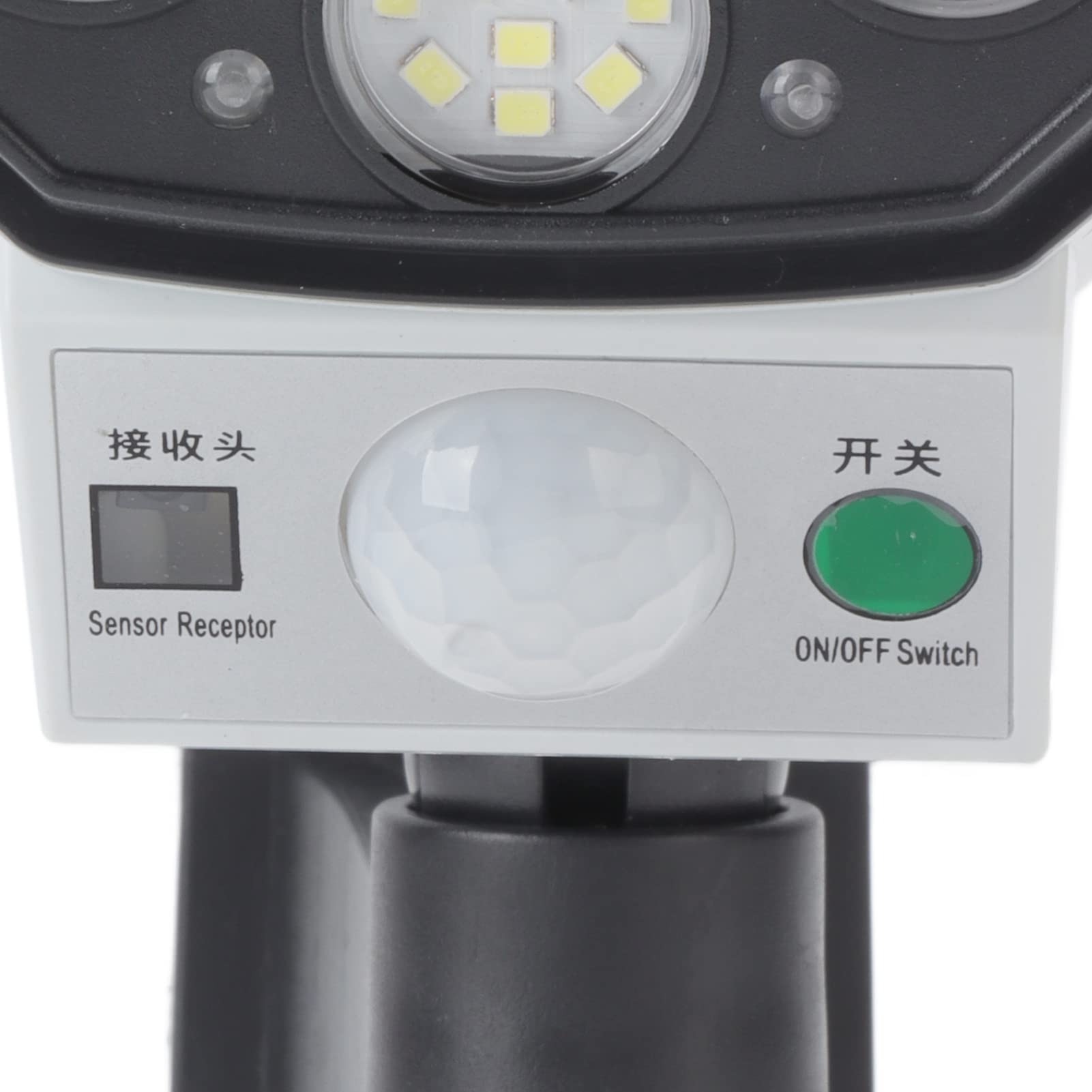 Fake Solar Security Camera Light - Dummy Surveillance Camera with LED Blinking Light - Solar Powered Outdoor Fake CCTV for Home & Business Security - Ideal for Deterring Burglars & Intruders