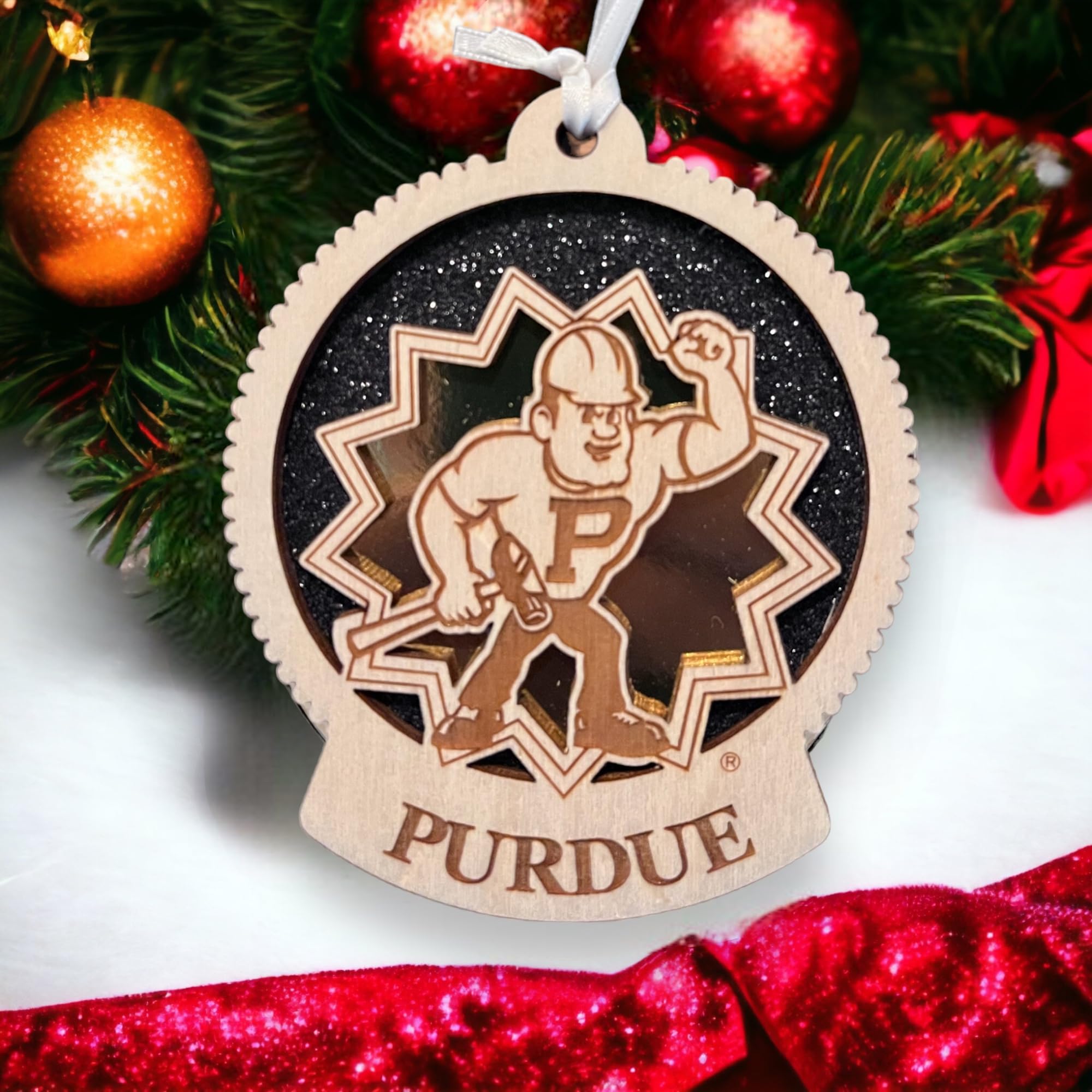 Custom Laser Engraved Purdue University Graduation Ornaments - Personalized College Keepsake Gift for Alumni, Students & Parents - Perfect for Graduation Ceremonies, Dorm Decor & School Spirit Displays