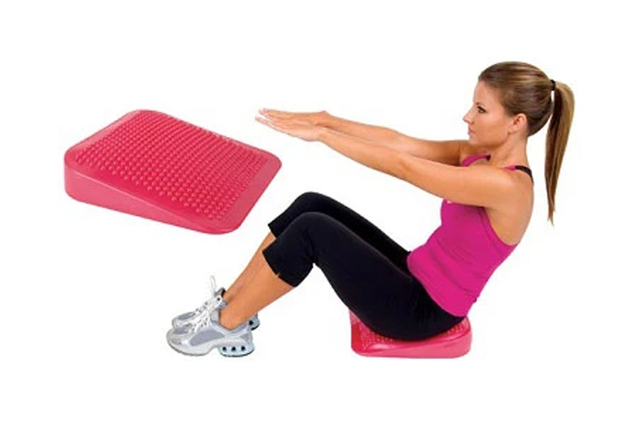 Warrior Balance Wedge - Yoga & Fitness Stability Trainer for Core Strength & Rehabilitation - Perfect for Home Workouts, Physical Therapy & Pilates Exercises