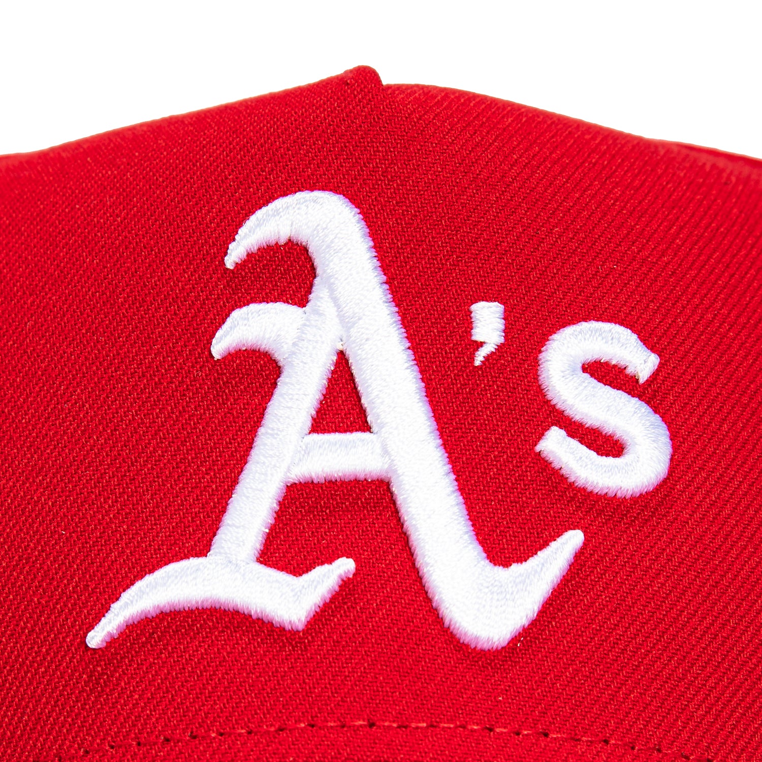 New Era 9Forty A-Frame Oakland Athletics Snapback Hat - Red & White Adjustable Baseball Cap for Men & Women - Perfect for Sports Games, Casual Wear & Fan Collections