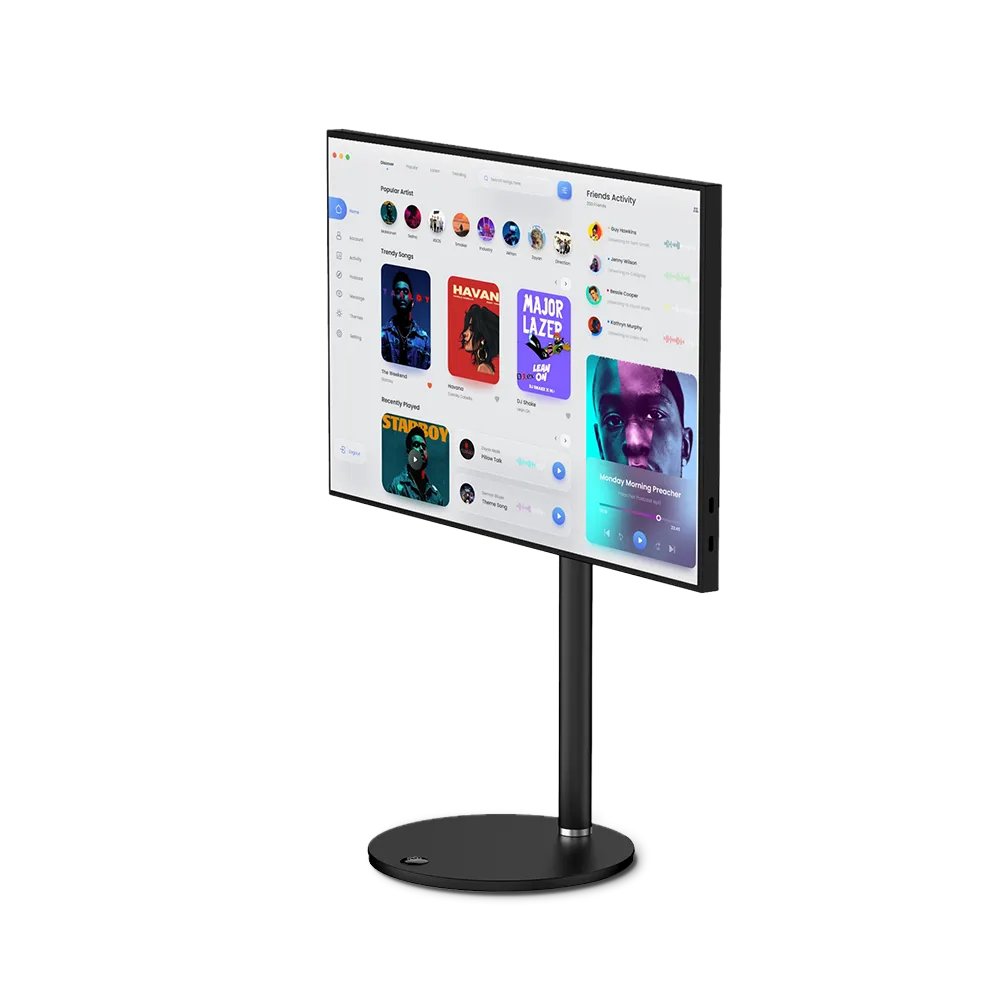 Flujo S8 Portable Monitor Stand - Adjustable Laptop & Tablet Holder for Work, Travel & Home Office - Ergonomic Design for Better Posture & Comfort