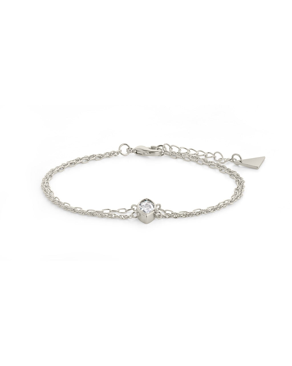 Karlie CZ & Layered Chain Bracelet for Women - Elegant Cubic Zirconia & Gold Plated Fashion Jewelry - Perfect for Parties, Weddings, and Everyday Wear