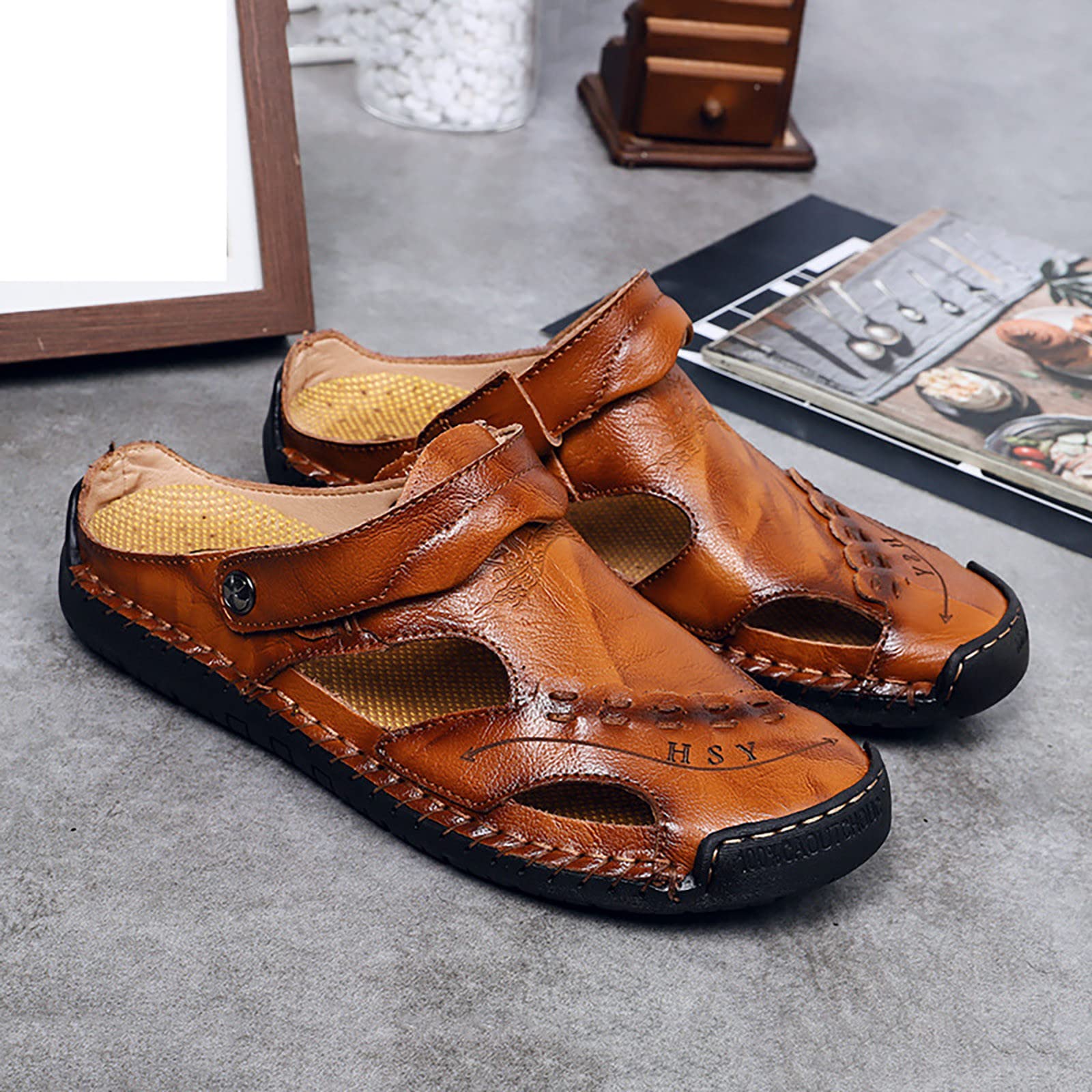 Best Orthopedic Dress Shoes for Men | Leather White Flip Flops | Black Slides & Retro Sneakers | Pool & Canvas Deck Shoes | Blue & Navy Boat Shoes for Men | Perfect for Work, Casual, and Outdoor Activities
