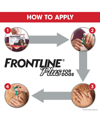 Frontline Plus Flea and Tick Treatment for Extra Large Dogs Over 40kg - Effective Protection Against Fleas, Ticks, and Lice for Outdoor Activities and Home Use