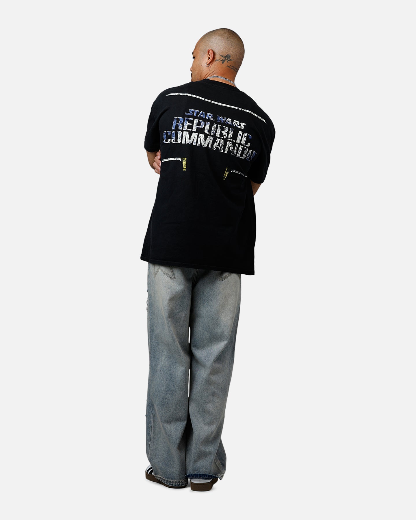 Star Wars Battlefront Republic Commando Heavyweight T-Shirt - Black | Officially Licensed | Men's Graphic Tee for Gaming Fans & Cosplay