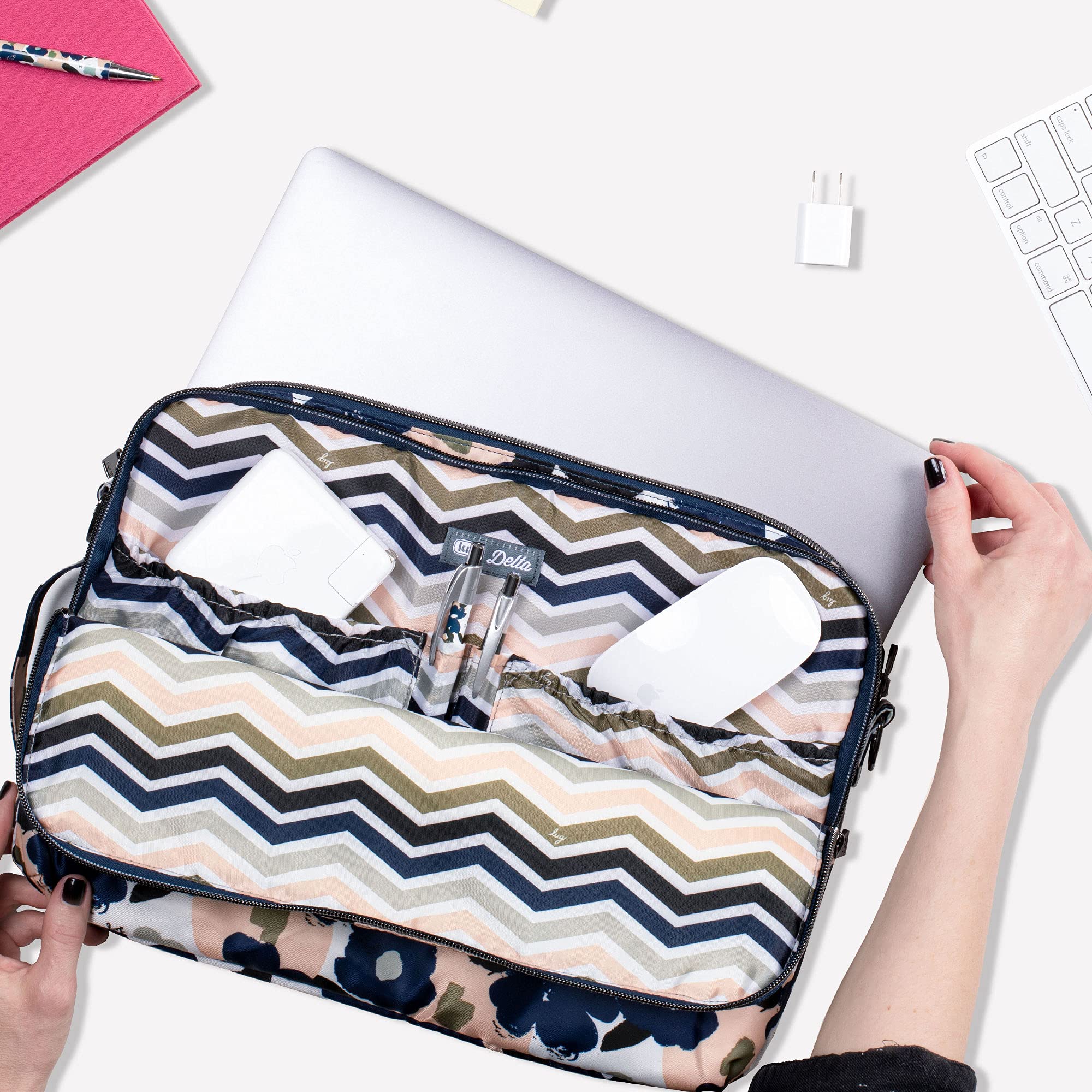 Lug Delta 15-inch Laptop Case & Sleeve - Protective Cover for MacBook, Dell, HP - Perfect for Travel, Office & School Use