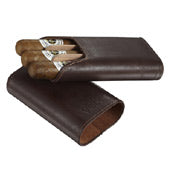 Premium Genuine Brown Leather 3 - Handcrafted in USA - Durable & Stylish for Home Decor, Office Accessories & Luxury Gifts