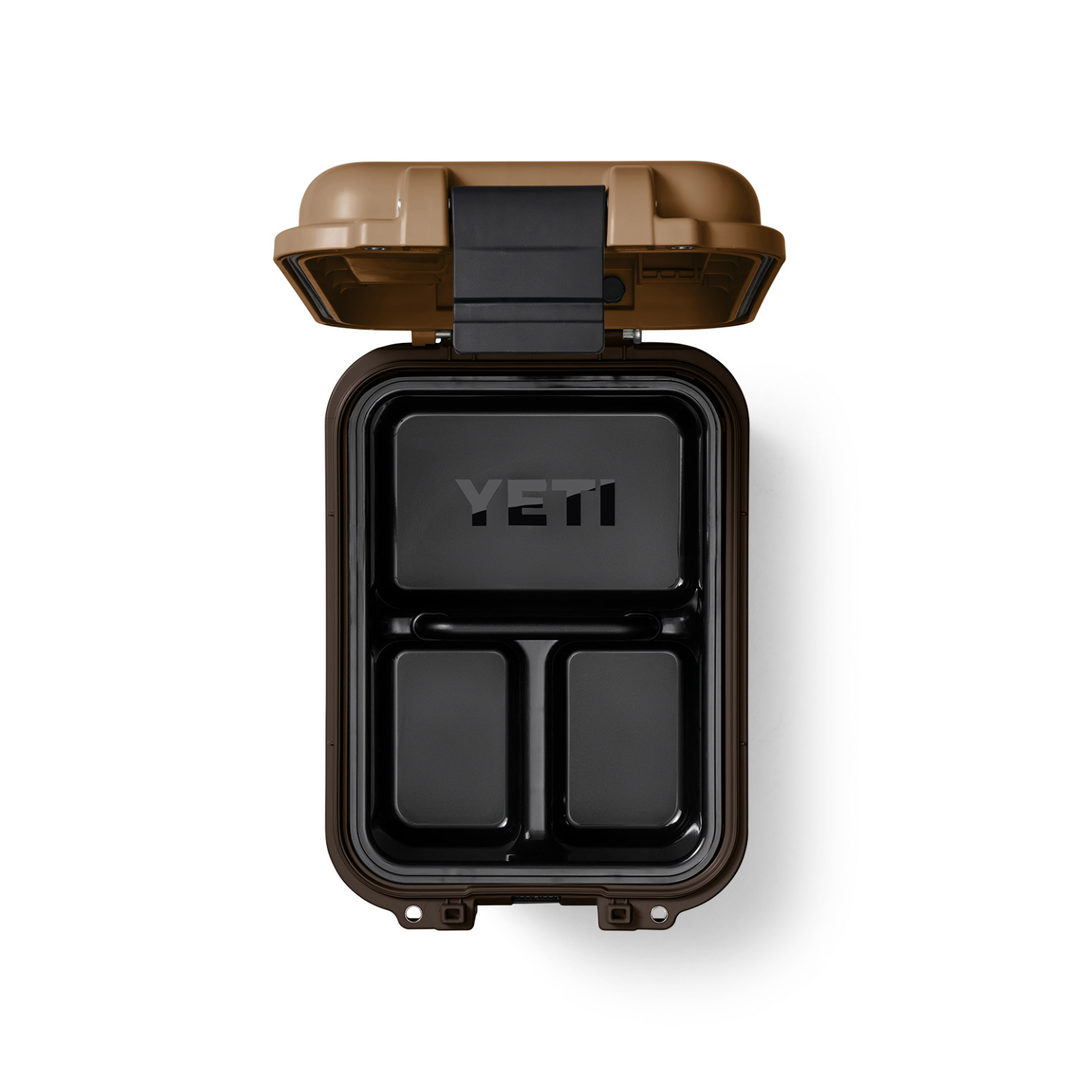 Yeti LoadOut GoBox 15 - Waterproof Dry Box for Outdoor Gear | Camping, Fishing & Hunting Storage | Wetlands Brown Color