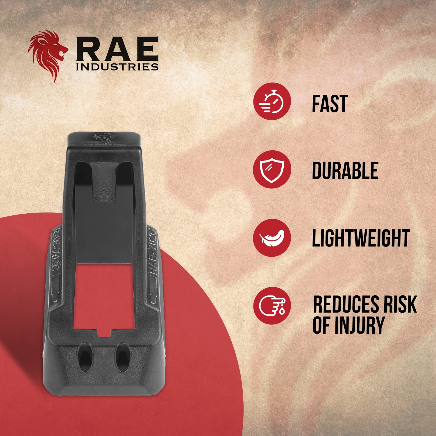 RAEIND Speedloaders Magazine Loader Tools for Rock Island Armory Handguns - Compatible with All Stack Models Including Rock Island Armory, Baby Rock, 1911 Compact, TAC Ultra, TCM - Perfect for Range Shooting, Competition & Quick Reloading