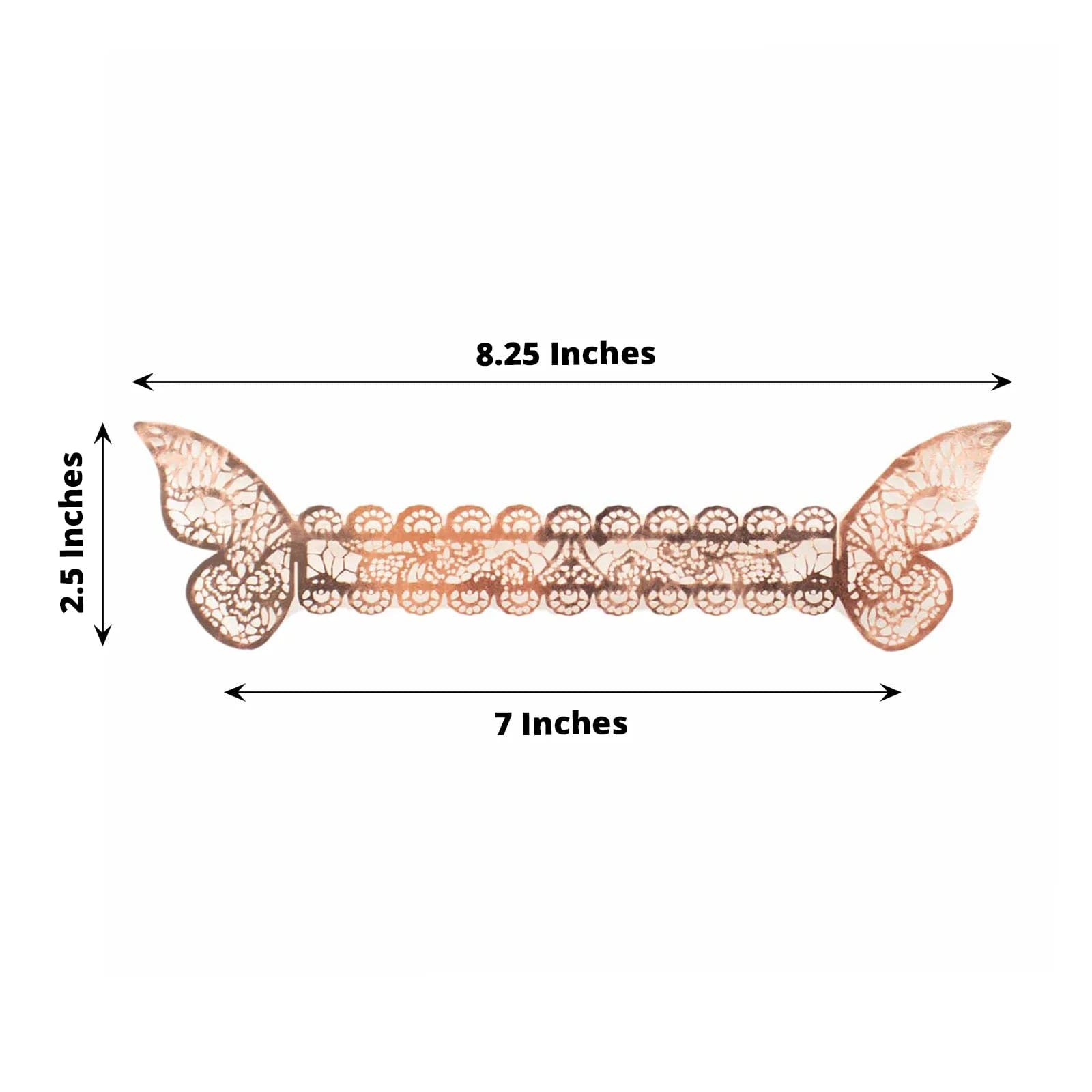 12 Pack Laser Cut 3D Butterfly Napkin Rings for Wedding, Party & Table Decor - Elegant DIY Paper Craft for Dinnerware & Home Decoration