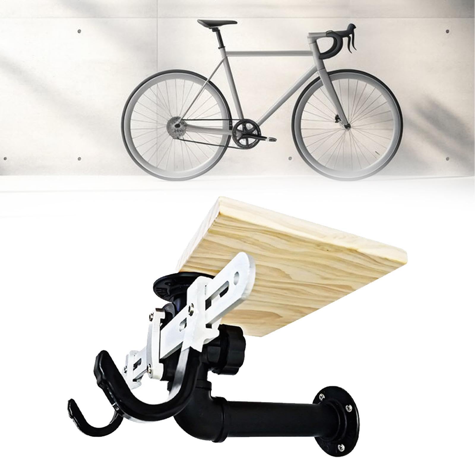 Colaxi Adjustable Bike Wall Mount Hanger - 360° Rotating Vertical Bicycle Storage Hook for Garage, Home & Office | Space-Saving Bike Display Stand for Sturdy Storage