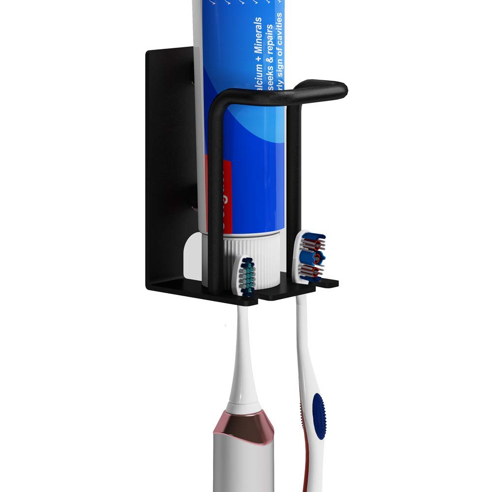 GAViA Electric Toothbrush Holder - Wall Mounted Bathroom Organizer with Self-Draining Design for Oral Care Essentials | Perfect for Shower, Sink, and Vanity Organization