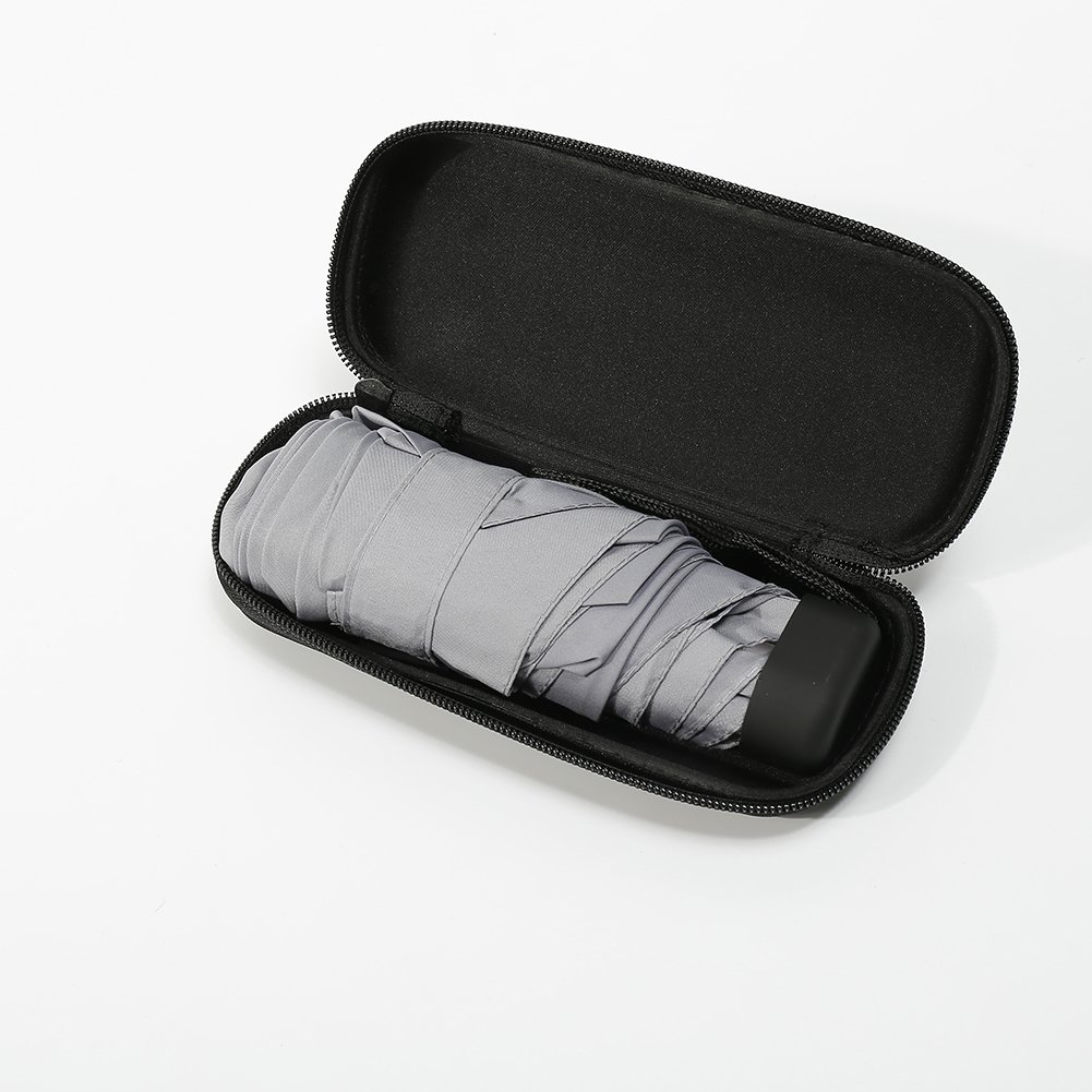 Smartcoco Mini Pocket Umbrella - Compact Windproof Travel Umbrella with Waterproof Case - Perfect for Commuting, Hiking & Outdoor Activities