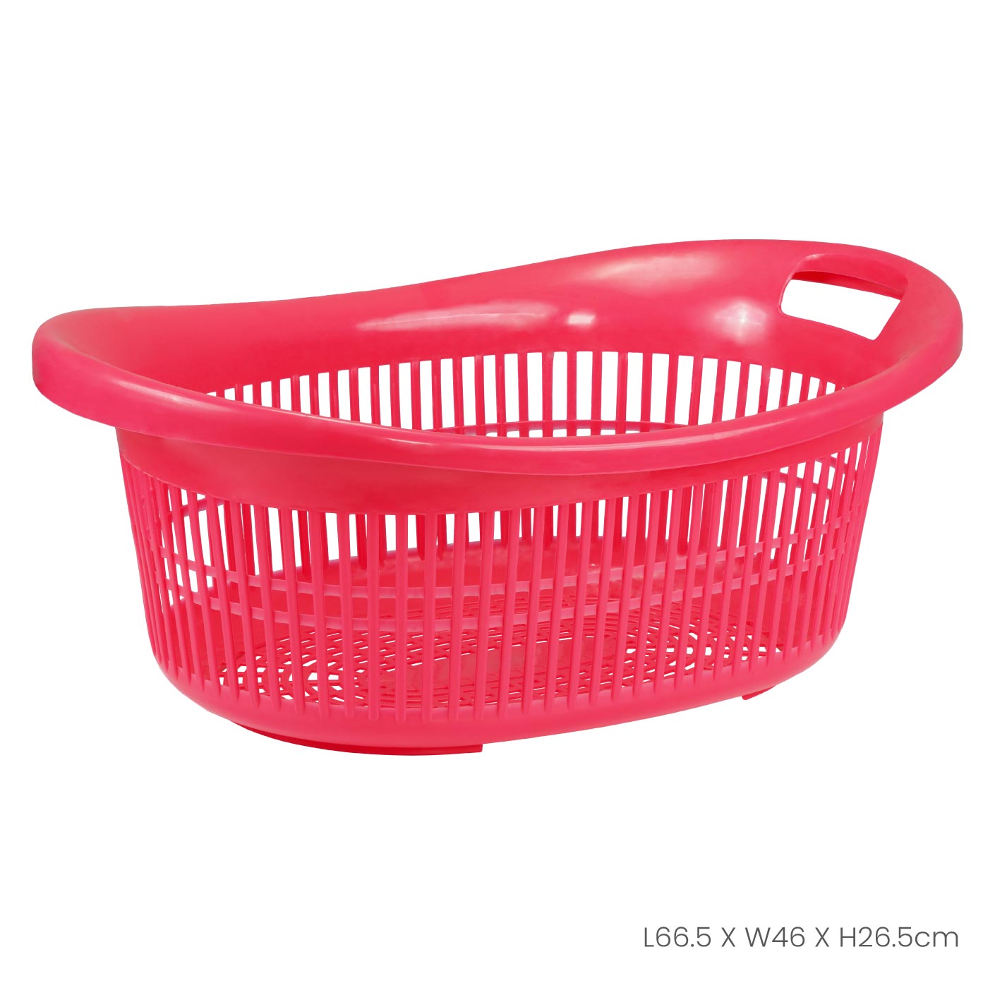 Large Oval Laundry Basket with Handles - Foldable Clothes Hamper for Bedroom, Bathroom, or Laundry Room - Perfect for Organizing Dirty Clothes, Towels, and Linens (Medium Size 9304)