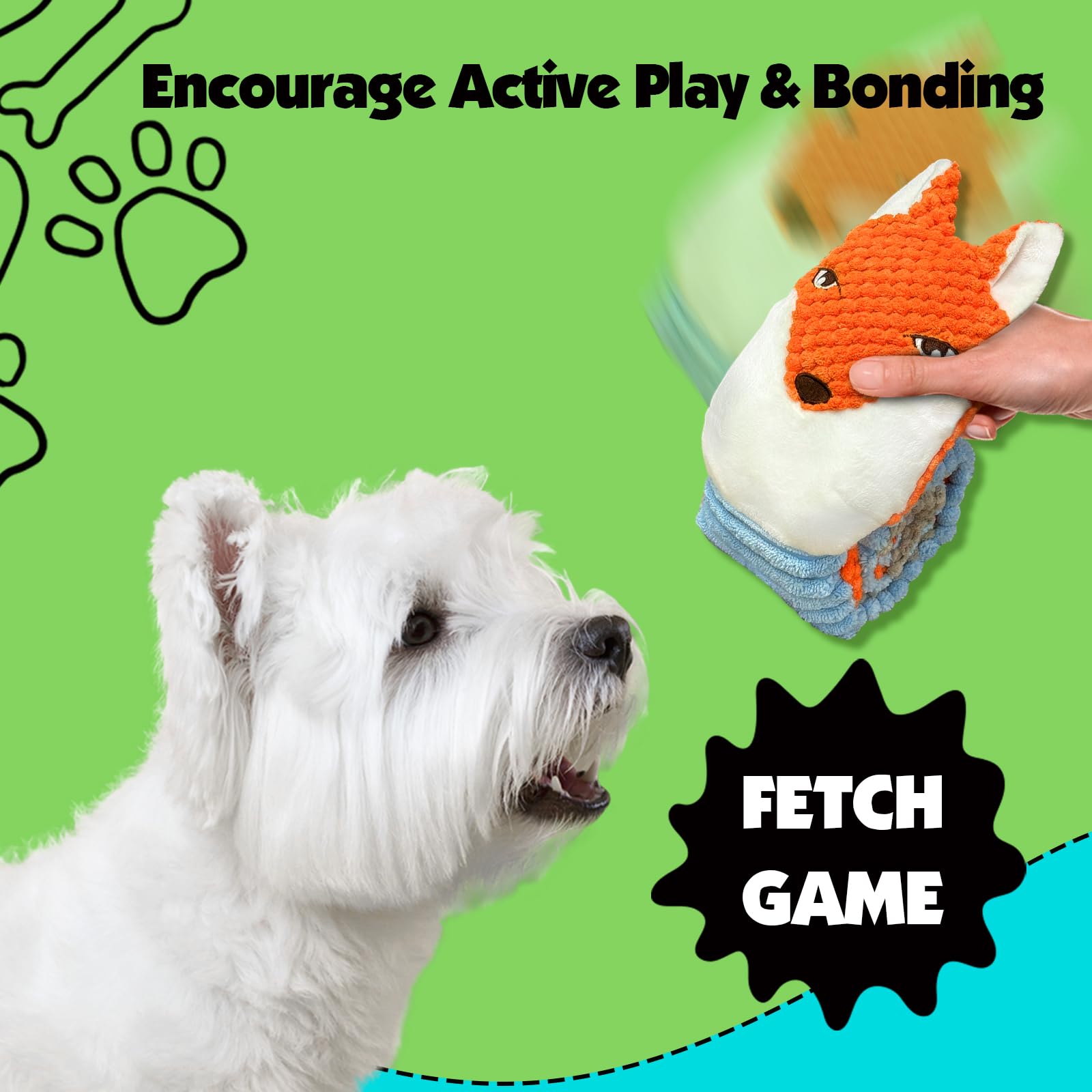 Interactive Squeaky & Crinkle Dog Puzzle Toys - IQ Training and Foraging Games for Mental Stimulation - Plush Chew Toys for Small, Medium, Large Dogs - Keep Pets Busy & Engaged (3 Pack) - Perfect for Boredom Relief, Separation Anxiety, and Indoor Playtime