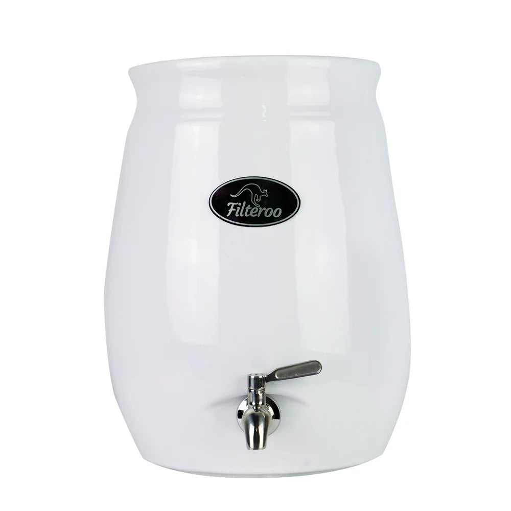 Filteroo Joey 12L Ceramic Gravity Water Filter System - Portable Outdoor Camping, Emergency Preparedness & Home Use Water Purifier