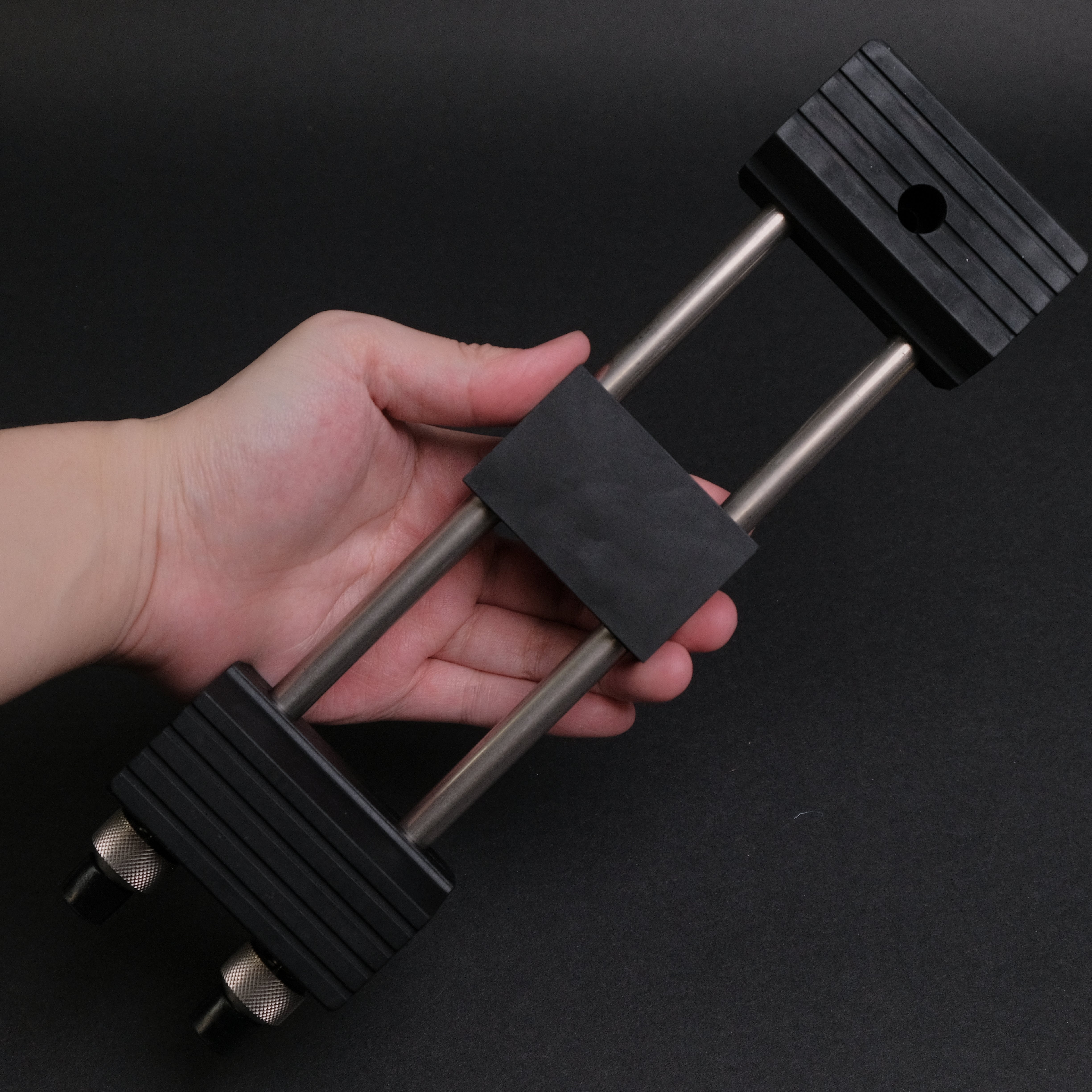 Extra Wide & Tall Ito Stone Holder with Center Hole - Perfect for Massage Therapy, Acupuncture, and Spa Treatments