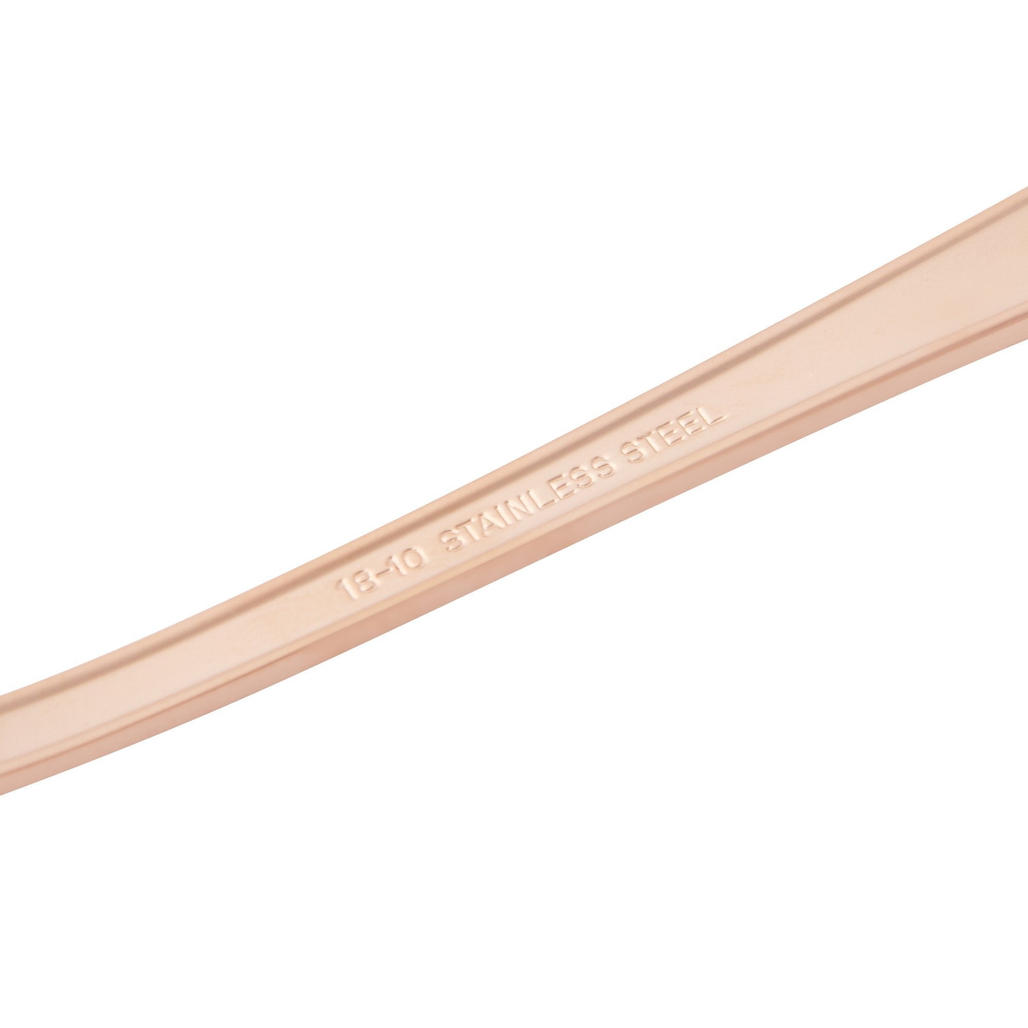 Elegant Pink Gold Dinner Fork Set - 18/10 Stainless Steel Flatware for Fine Dining, Wedding, and Formal Occasions