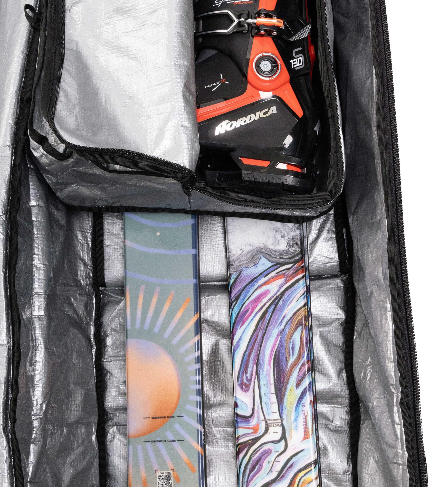 Dakine Fall Line Ski Roller Bag - Waterproof Ski & Snowboard Travel Bag with Wheels for Easy Transport | Perfect for Air Travel, Mountain Trips & Winter Sports Gear Storage