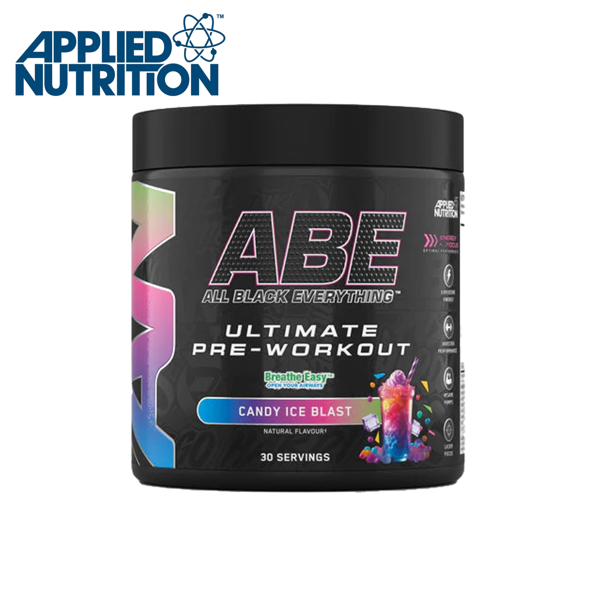 Applied Nutrition ABE (All Black Everything) Ultimate Preworkout Powder 315g - Boost Energy & Performance for Intense Workouts & Gym Sessions