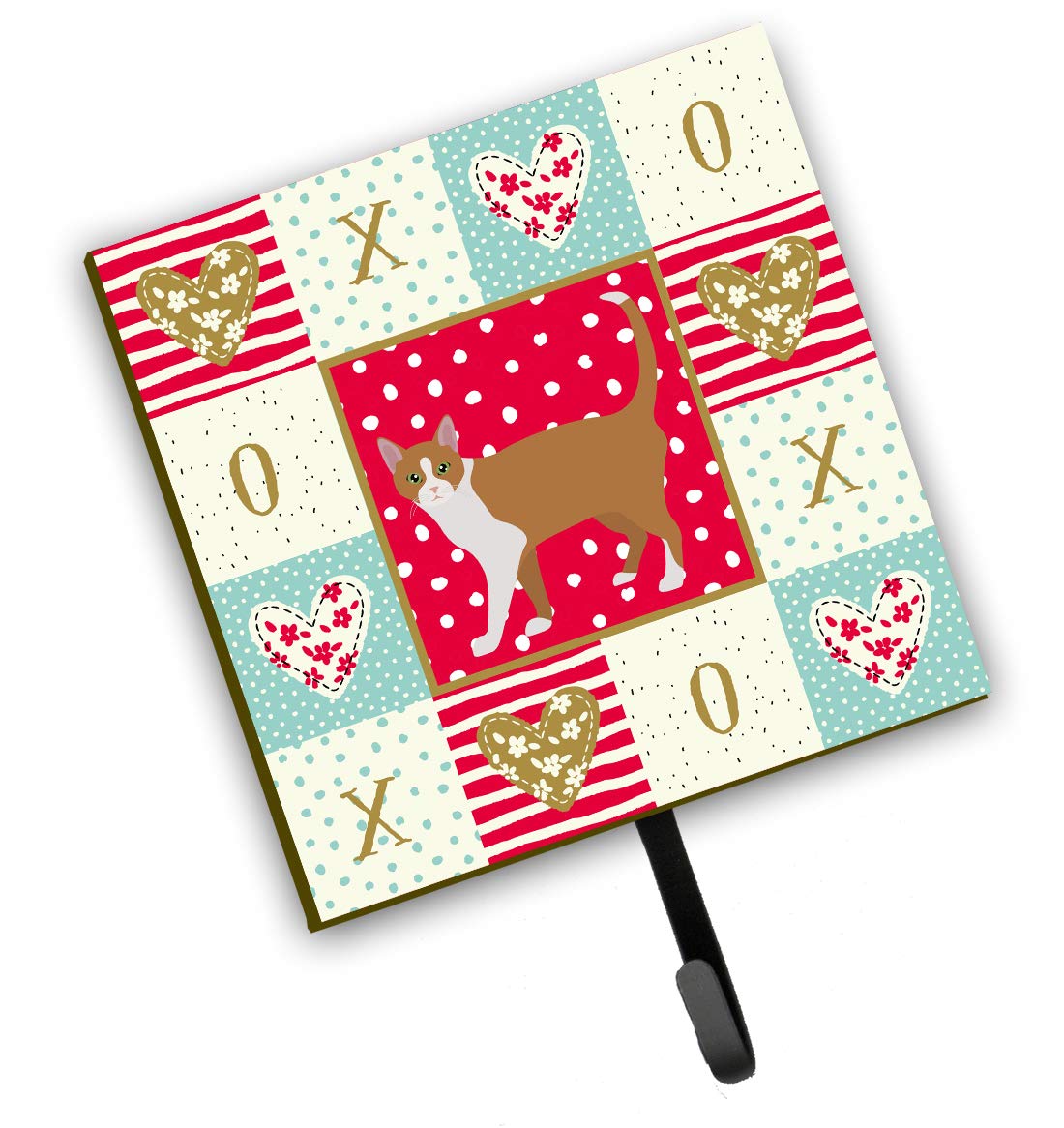 Brazilian Shorthair Cat Key Holder & Leash Hook - Colorful Wall Decor for Pet Lovers | Perfect for Home, Office, or Gift