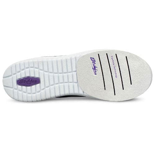 KR Strikeforce Glitz Black & Purple Women's Bowling Shoes - Perfect for League Play & Tournament Performance